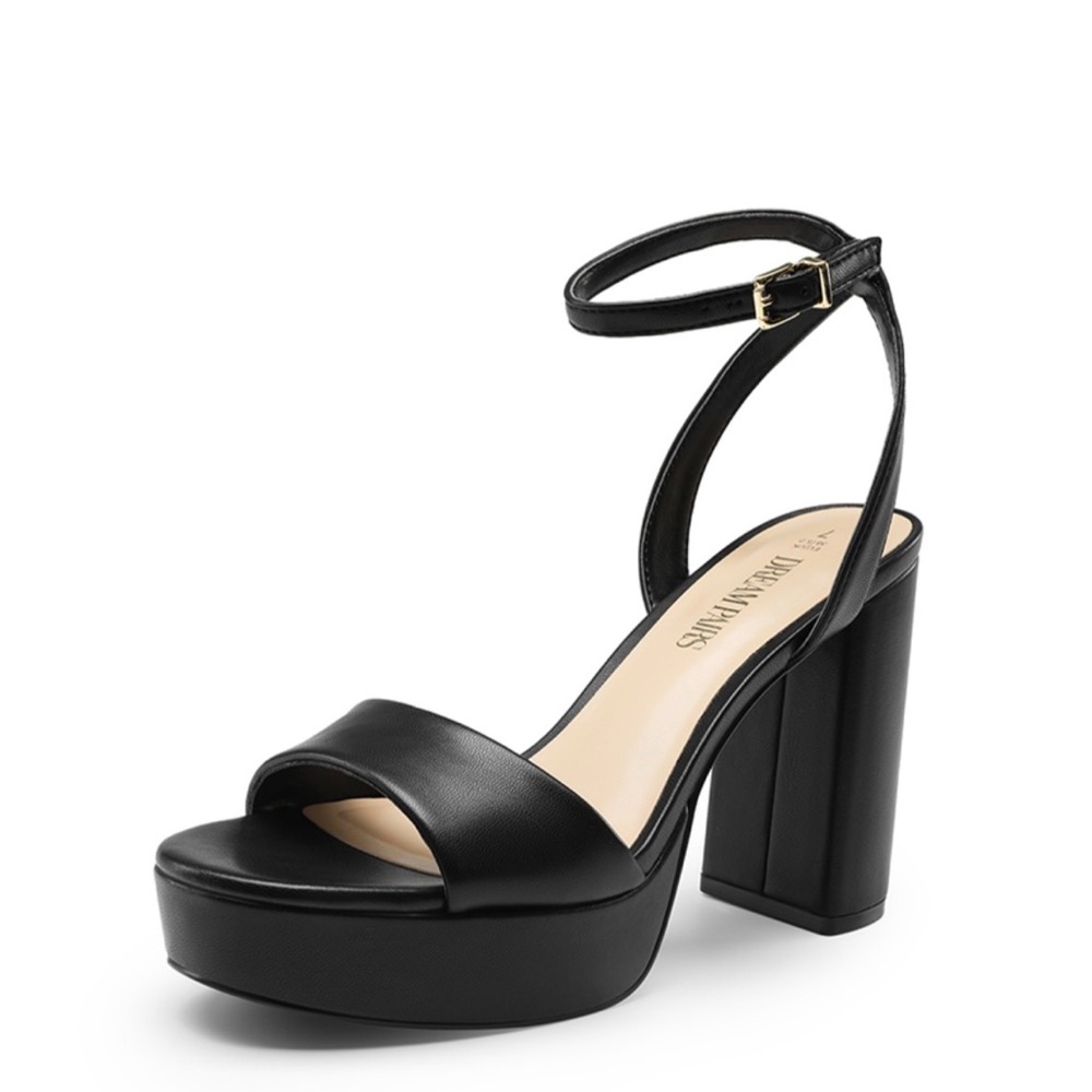 DREAM PAIRS
Ankle-Strap Platform Chunky High Heel Sandals
